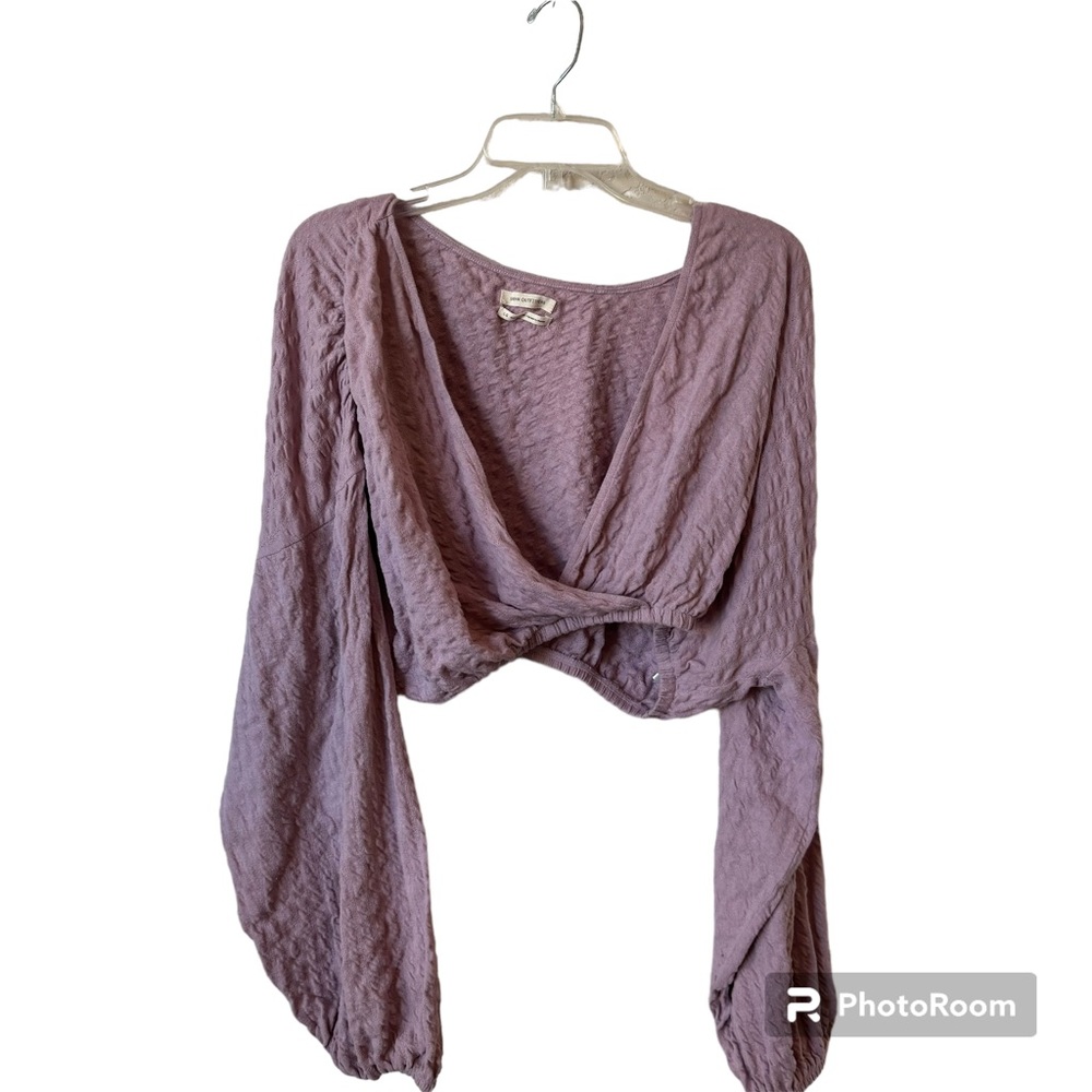 Urban Outfitters Frida Surplice Crop Top Size L
